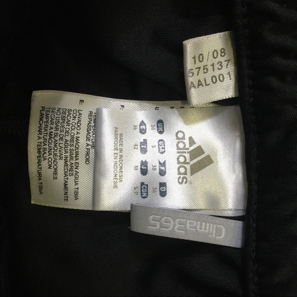 ADIDAS CLIMA365 BLACK CAPRI ATHLETIC PANTS - Picture 7 of 11